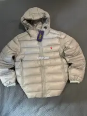 【預售】【2026新年福利】Polo Ra1ph Lauren 小馬刺繡 簡約素色 排骨棉服羽絨棉外套夾克：圖片 2