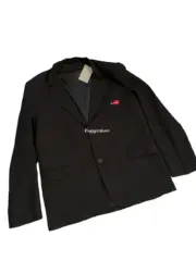 【現貨】巴黎 BLC 22FW 萬事達刺繡logo 復古 棉服西裝夾克外套：圖片 7