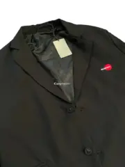 【現貨】巴黎 BLC 22FW 萬事達刺繡logo 復古 棉服西裝夾克外套：圖片 8