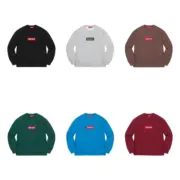 【福利回饋】 SUP 22FW BoxLogo Crewneck 經典logo刺繡 大學T大學踢圓領衛衣：圖片 2
