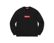 【福利回饋】 SUP 22FW BoxLogo Crewneck 經典logo刺繡 大學T大學踢圓領衛衣：圖片 3