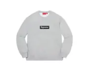 【福利回饋】 SUP 22FW BoxLogo Crewneck 經典logo刺繡 大學T大學踢圓領衛衣：圖片 4