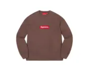 【福利回饋】 SUP 22FW BoxLogo Crewneck 經典logo刺繡 大學T大學踢圓領衛衣：圖片 5