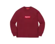 【福利回饋】 SUP 22FW BoxLogo Crewneck 經典logo刺繡 大學T大學踢圓領衛衣：圖片 7