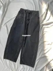【預售】【福利回饋】Alexander Wang 25SS 水洗做舊 Baggy 直筒牛仔褲寬版工裝褲：圖片 6