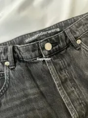 【預售】【福利回饋】Alexander Wang 25SS 水洗做舊 Baggy 直筒牛仔褲寬版工裝褲：圖片 8