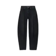 【預售】【福利回饋】Alexander Wang 25SS 水洗做舊 Baggy 直筒牛仔褲寬版工裝褲：圖片 2