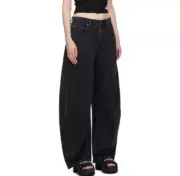 【預售】【福利回饋】Alexander Wang 25SS 水洗做舊 Baggy 直筒牛仔褲寬版工裝褲：圖片 3