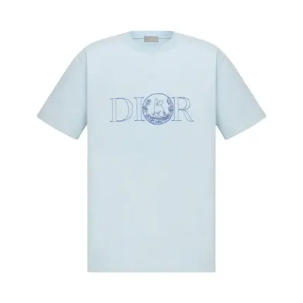 【618新品】D1OR x HYLTON NEL 25SS 聯名貓咪刺繡 短袖T恤 二色