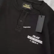 【預售】【雙11新品】NEIGHBORHOOD x PALACE 25AW 聯名 華夫格字母logo 長袖T恤衛衣 NBHD：圖片 10