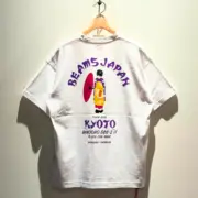 【預售】25SS BEAMS JAPAN 京都五週年限定款 超限量 背後藝妓舞女 日系 短袖T恤 紅繩：圖片 5