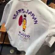 【預售】25SS BEAMS JAPAN 京都五週年限定款 超限量 背後藝妓舞女 日系 短袖T恤 紅繩：圖片 7