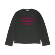 【預售年後出貨】Acne Studios 26SS 1996 植絨刺繡水洗做舊經典logo 圓領純棉短袖T恤