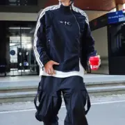 【現貨】THUG CLUB x AD originals 25FW 聯名 鍍銀logo 金屬尼龍皺摺 衝鋒衣夾克外套：圖片 5