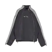 【現貨】THUG CLUB x AD originals 25FW 聯名 鍍銀logo 金屬尼龍皺摺 衝鋒衣夾克外套：圖片 2