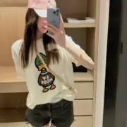 【現貨】1V x NIGO2 22SS 聯名款 綠頭鴨鴨子 短袖 T恤毛衣短袖針織：圖片 4