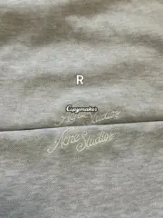 【預售】【福利回饋】Acne Studios 25SS 刺繡logo字母 圓領純棉短袖T恤 花灰色：圖片 6