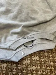 【預售】【福利回饋】Acne Studios 25SS 刺繡logo字母 圓領純棉短袖T恤 花灰色：圖片 8