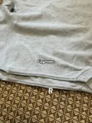 【預售】【福利回饋】Acne Studios 25SS 刺繡logo字母 圓領純棉短袖T恤 花灰色：圖片 9