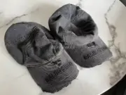巴黎 BLC 22FW destroyed 大破壞做舊水洗刺繡logo 棒球帽老帽鴨舌帽帽子：圖片 6