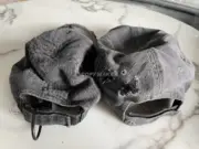 巴黎 BLC 22FW destroyed 大破壞做舊水洗刺繡logo 棒球帽老帽鴨舌帽帽子：圖片 8