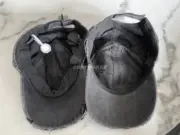 巴黎 BLC 22FW destroyed 大破壞做舊水洗刺繡logo 棒球帽老帽鴨舌帽帽子：圖片 10