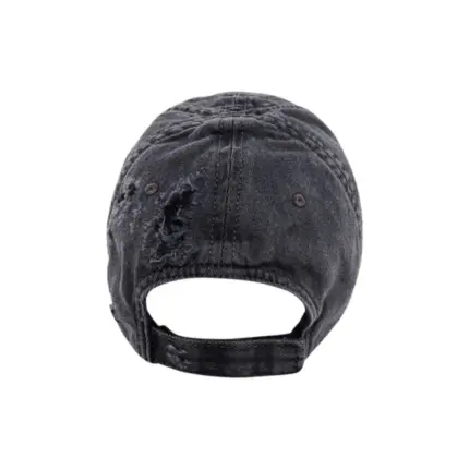巴黎 BLC 22FW destroyed 大破壞做舊水洗刺繡logo 棒球帽老帽鴨舌帽帽子