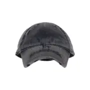 巴黎 BLC 22FW destroyed 大破壞做舊水洗刺繡logo 棒球帽老帽鴨舌帽帽子：圖片 2