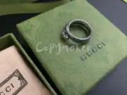 GUC 20SS Garden Snake Ring 花園系列 銀蛇靈蛇 戒指 尾戒 925純銀：圖片 9