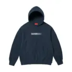 【預售】【雙11新品】SUP x SWAROVSKI 25FW Motion logo 聯名 水鑽字母帽T帽踢連帽衛衣 黑色/深藍