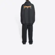 巴黎 BLC 22FW Metallica 火焰金屬搖滾樂隊 連帽風衣夾克衝鋒衣：圖片 4