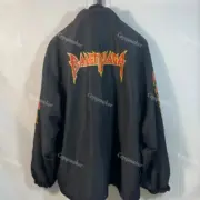 巴黎 BLC 22FW Metallica 火焰金屬搖滾樂隊 連帽風衣夾克衝鋒衣：圖片 6