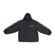 巴黎 BLC 22FW Metallica 火焰金屬搖滾樂隊 連帽風衣夾克衝鋒衣：圖片 2