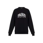 巴黎 BLC 23SS Paris 城市限定 刺繡印花 混羊絨 大學T圓領衛衣：圖片 2