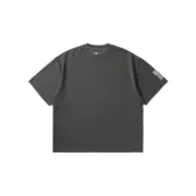 MADNESS 23SS 字母刺繡 簡約 混紡 工裝 短袖 T恤 mdns：圖片 3