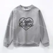 1V 20SS x NIGO 聯名 Squared 愛心字母logo 大學T圓領衛衣長袖：圖片 3