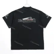 巴黎 BLC 24SS AI GENERATED T-SHIRT AI設計秀款 小破壞印花 短袖T恤：圖片 12