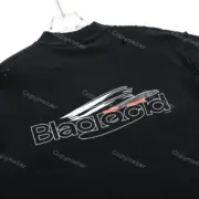 巴黎 BLC 24SS AI GENERATED T-SHIRT AI設計秀款 小破壞印花 短袖T恤：圖片 13