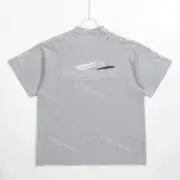 巴黎 BLC 24SS AI GENERATED T-SHIRT AI設計秀款 小破壞印花 短袖T恤：圖片 21