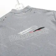 巴黎 BLC 24SS AI GENERATED T-SHIRT AI設計秀款 小破壞印花 短袖T恤：圖片 22