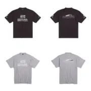 巴黎 BLC 24SS AI GENERATED T-SHIRT AI設計秀款 小破壞印花 短袖T恤：圖片 2