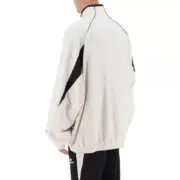 【現貨】BLC 巴黎 23FW 秀款 3B sports Icon 刺繡Logo 復古 運動外套夾克衝鋒衣 奶白：圖片 5