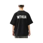 WTAPS 23SS QB SS CTPL CRST 分割拼接字母刺繡 寬鬆 短袖T恤