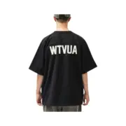 WTAPS 23SS QB SS CTPL CRST 分割拼接字母刺繡 寬鬆 短袖T恤