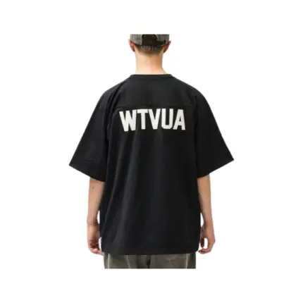 WTAPS 23SS QB SS CTPL CRST 分割拼接字母刺繡 寬鬆 短袖T恤