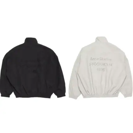【現貨】Acne Studios 25SS Logo Zipper Jacket 後背刺繡logo 拉鍊外套夾克風衣衝鋒衣