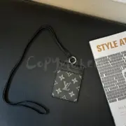 1V M30763 Taïgarama 經典老花都會 頸掛式證件套 卡片夾 卡套 黑色：圖片 11