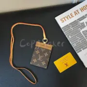 1V M30763 Taïgarama 經典老花都會 頸掛式證件套 卡片夾 卡套 黑色：圖片 16