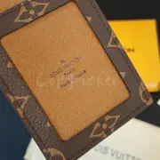 1V M30763 Taïgarama 經典老花都會 頸掛式證件套 卡片夾 卡套 黑色：圖片 21