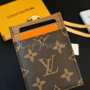 1V M30763 Taïgarama 經典老花都會 頸掛式證件套 卡片夾 卡套 黑色：圖片 22